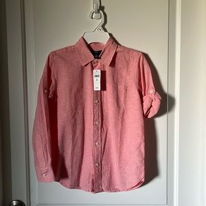 GapKids, Boys, Size 10, Salmon Colored, Button Down Shirt